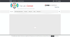 Desktop Screenshot of fablabconnect.com